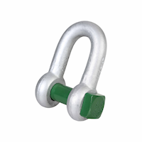 G-4154 Green Pin Fishing Shackles Product Render 1